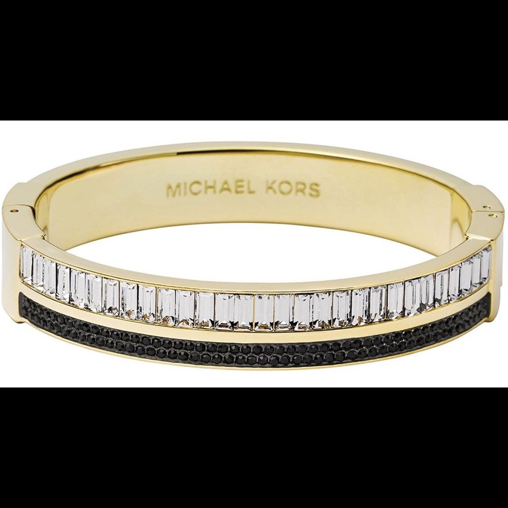 Michael Kors Crystal Baguette Bangle Bracelet